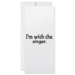 I'm with the singer design rack cards
