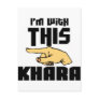 I'm With This Khara Postcards