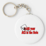 I'm Your Ace In The Hole Key Chain