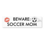 images, kiss%20mark_medium, BEWARE: SOCCER MOM bumper stickers