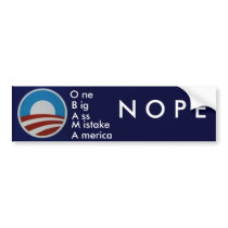 images, O ne, B ig, A ss, M istake, A merica, N... Bumper Stickers
