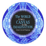 Imagination Canvas Quote Custom Art Sticker