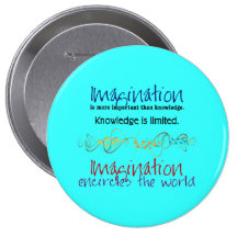Imagination Pinback Button