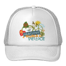 Imagine a World in Peace Hats