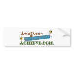 imagine-believe-achieve.com bumper sticker bumper stickers