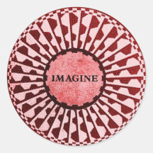 Imagine Mosaic, Strawberry Fields, Central Park 03 Stickers
