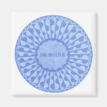 Imagine Mosaic, Strawberry Fields, Central Park 06 Fridge Magnets