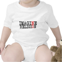 Imagine No Religion Baby Creeper