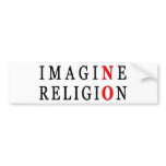 Imagine No Religion bumper stickers