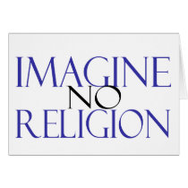 Imagine no Religion Cards