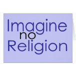 Imagine no Religion cards
