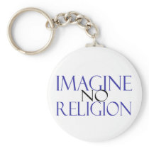 Imagine no Religion Key Chain