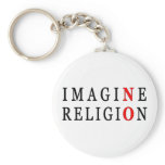 Imagine No Religion keychains