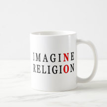 Imagine No Religion Mug