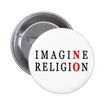 Imagine No Religion Pin