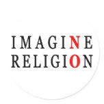 Imagine No Religion Sticker