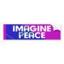 imagine peace bumper sticker