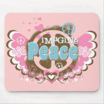 Imagine Peace Mouse Mats