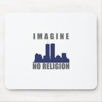 Imagine Twin Towers sillouette Mousepad