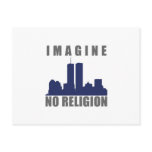 Imagine Twin Towers sillouette postcards
