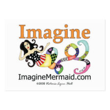 ImagineMermaid.com Imagine Mermaid Business Cards