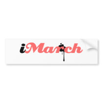 iMarch Bumper Sticker