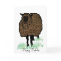 Imbolc Knitted Sheep cards