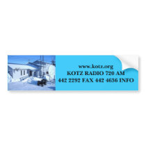 IMG_0319, www.kotz.orgKOTZ RADIO 720 AM442 2292... Bumper Sticker