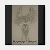 IMG_7529c, Berger Picard Fridge Magnet