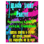 img-thing, Black Light Party!, Social Center 8-... Full Color Flyer