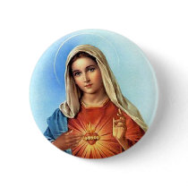 Immaculate Heart Mary Pins