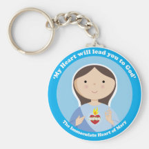 Immaculate Heart of Mary Key Chain