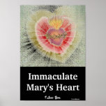 Immaculate Mary's Heart Poster-Customise posters