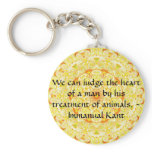 Immanual Kant Animal Rights  quote keychains