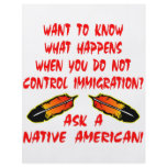 Immigration Control Ask A Native American Indian flyers