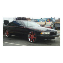 Impala ss photo greeting card