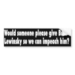 Impeach Bush bumper stickers