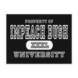 Impeach Bush University Dark Postcards
