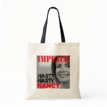 Impeach Nasty Nasty Nancy Pelosi Tote Bags