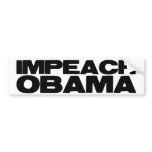Impeach Obama Bumper Sticker