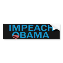 Impeach Obama Bumper Sticker bumper stickers