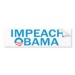 Impeach Obama Bumpersticker Bumper Sticker