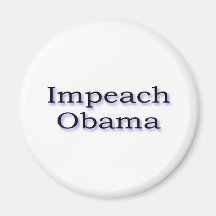 Impeach Obama Fridge Magnet