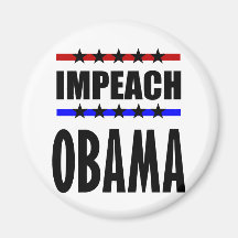 Impeach Obama Fridge Magnet