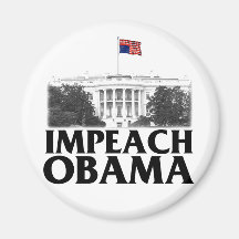 Impeach Obama Fridge Magnet