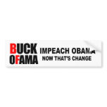 Impeach Obama - now that's change bumper stickers