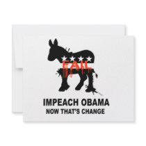 Impeach Obama - now that's change Announcement