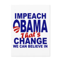 Impeach Obama Post Card