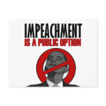 Impeachment is a Public Option postcards