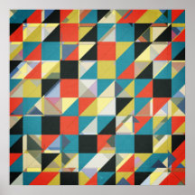 Imperfect Grid of Colors Print